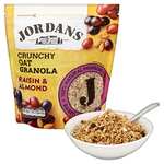 Jordans Crunchy Oat Granola, Raisin and Almond, 750g £2.25 Each (Min Order 3) @ Amazon