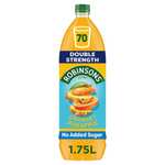 Robinsons Double Concentrate 1.75L (Various Flavours) £2 Clubcard Price @ Tesco