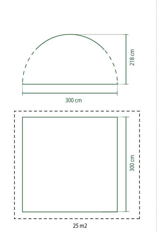 Medium Coleman Gazebo, Event Shelter Pro Sturdy Steel Poles Construction, with Protection SPF 50, White and Green 3x3M