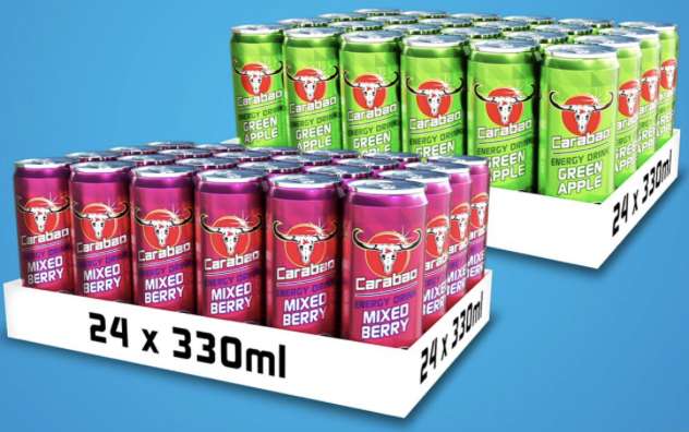 24 pack of Carabao for £16 / £11 Delivered (With Code) - New Customers Only @ Carabao