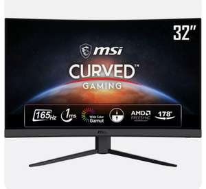 MSI Optix G32C4 31.5" Full HD 165Hz Gaming Monitor with AMD FreeSync - Black £159.20 with code free delivery @ AO eBay UK Mainland