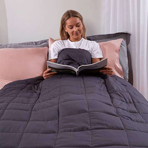 Highams Weighted Gravity Blanket 8kg, Double King Size - 150 x 200cm - Sold and Dispatched by OnlineHomeShop