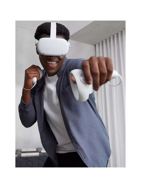 Oculus Quest 2 VR Gaming Headset 128GB + 2 Year Guarantee = £284 with code (My JL members) @ John Lewis & Partners