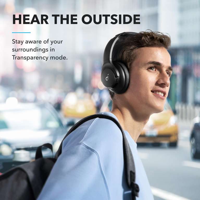 Anker Soundcore Q20i Hybrid Active Noise Cancelling Bluetooth Headphones, Custom EQ via App -Sold by AnkerDirect UK / FBA