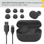 Jabra Elite 8 Active Wireless In-Ear Bluetooth Earbuds with Adaptive Hybrid ANC and 6 built-in Microphones - Dark Grey - cash back offer