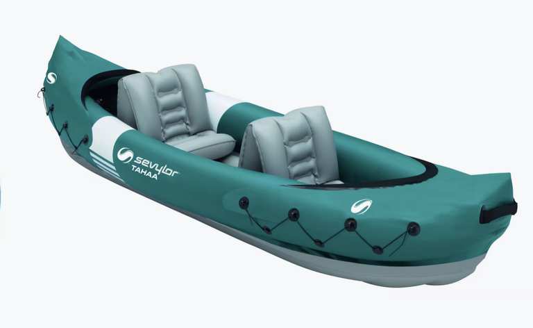 Decathlon 2 Person Inflatable Touring Kayak - Blue - Sold and shipped by Paddlecraft
