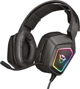 Trust Gaming Headset GXT 450 Blizz, 7.1 Surround, RGB Illumination, Flexible Microphone, Volume Control, 2m Braided Cable - £17.50 @ Amazon