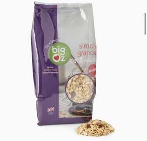 2KG (produced in the UK) Big Oz Con Simply Granola Oat & Raisins - £3.89 @ Amazon