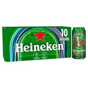 Heineken 10x 440ml cans instore Leyland