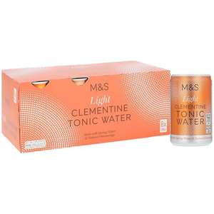 8 pack tonic water (Clementine or Light) reduced to 95p @ Marks & Spencer MK1 (Bletchley)