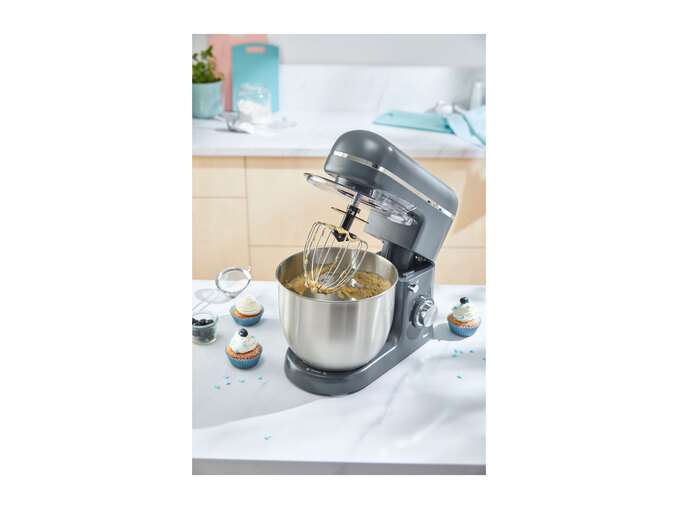 Silvercrest Stand Mixer 5L S/Steel Bowl, 600W, Variable Speed (Choice Of Colours) 3 Year Warranty £49.99 @ Lidl In Store From 23/10/22