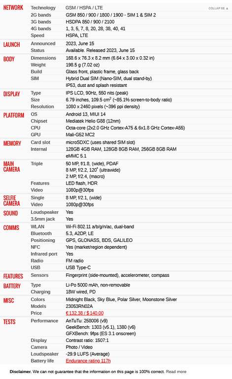 Xiaomi Redmi 12 8gb/256gb Global Version - 70mai-Goldway Store