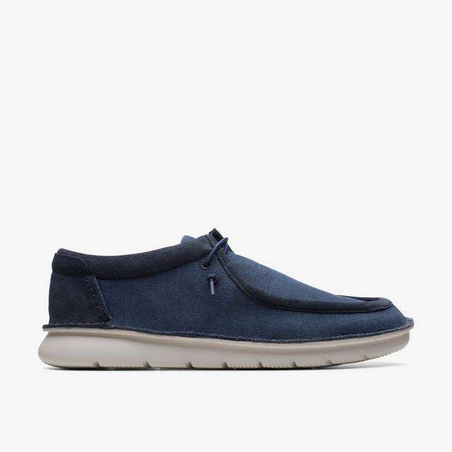 Clarks Colehill Easy Mocassini Uomo - Bianco Sporco, Tela Organica, Suola EVA, Taglia 42 EU