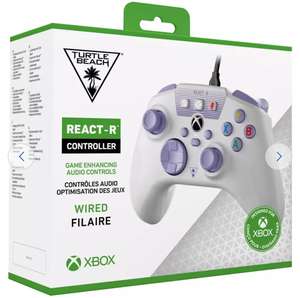 Turtle Beach REACT-R Xbox & PC Wired Controller or Nacon Xbox Series X/S & PC Wired Evol-X Pro Controller - Free Click & Collect