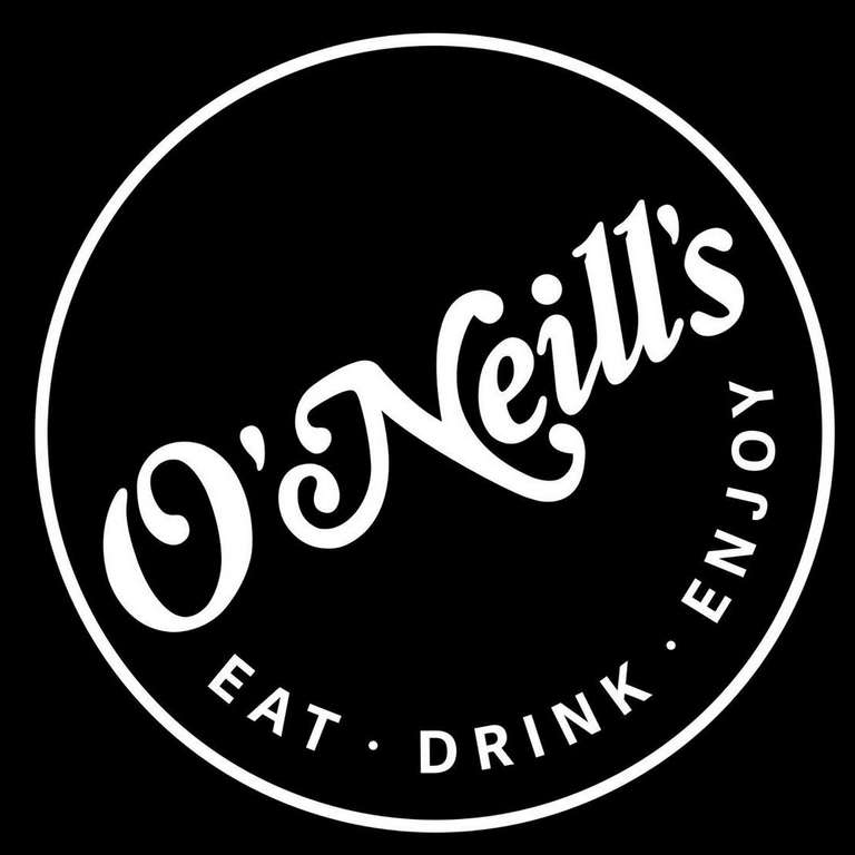 Free Pint or Cocktail or Soft Drink via email sign-up @ O’Neill’s Pubs