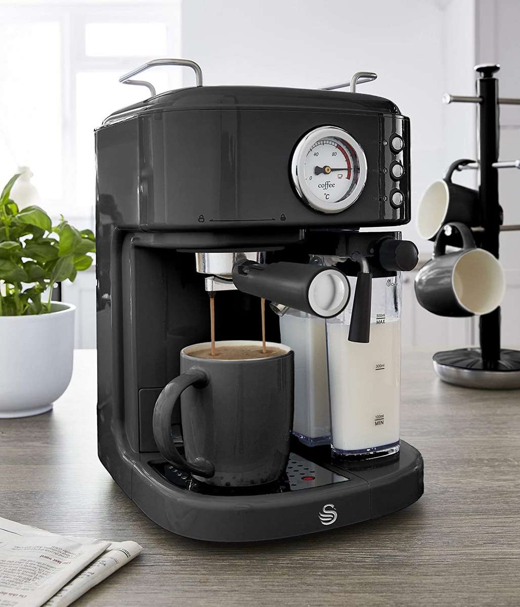 Swan Retro One Touch Espresso Machine 