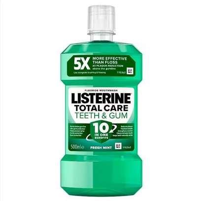 Listerine Mouthwash Clean Mint/Stay White Arctic Mint/TotalCare Zero Alcohol Smooth Mint/Teeth & Gum 500ml + Free Click & Collect