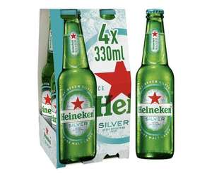 Heineken Silver 4x330ml Beers @ Co-Op Crawley