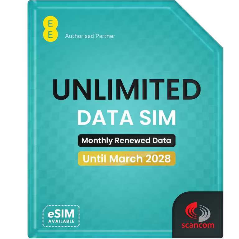 EE Business 5G SIM/eSIM with 650GB FUP (No Speed Caps, Monthly Billing, Runs Until March 2028 Eftv 11 P/M with code