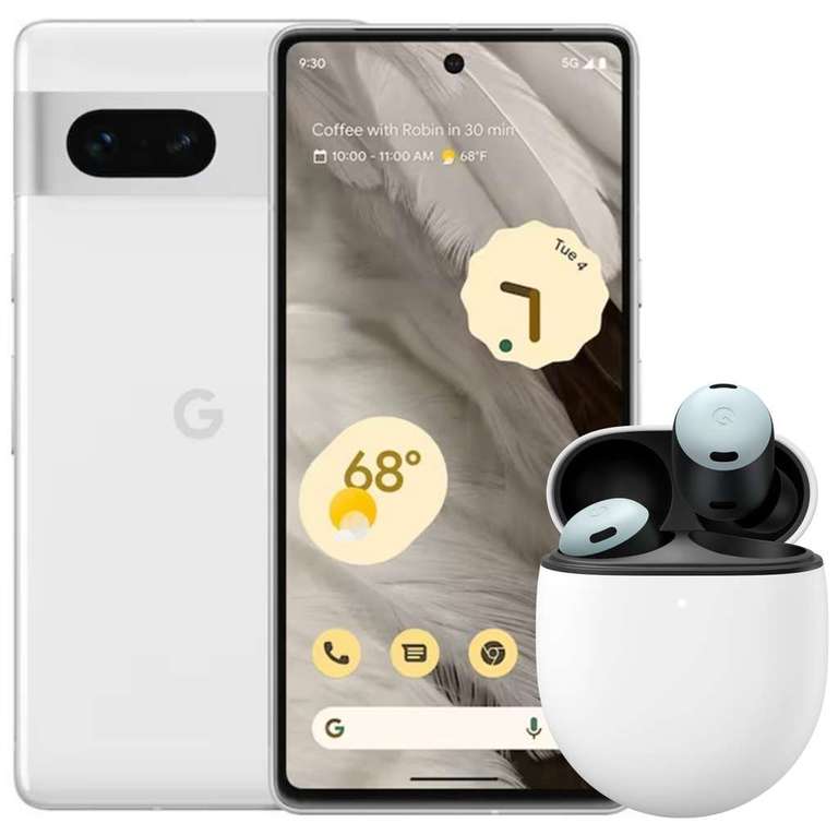 Google Pixel 7 128GB 5G Smartphone + Pixel Buds Pro + Unlimited Three Data, £22pm, £19 Upfront, £547 @ Mobile Phones Direct