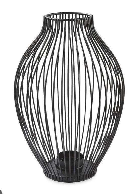 Wire Vase. Black or Gold