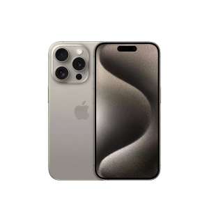 Apple iPhone 15 Pro 128GB Sim Free Mobile Phone - Natural Titanium