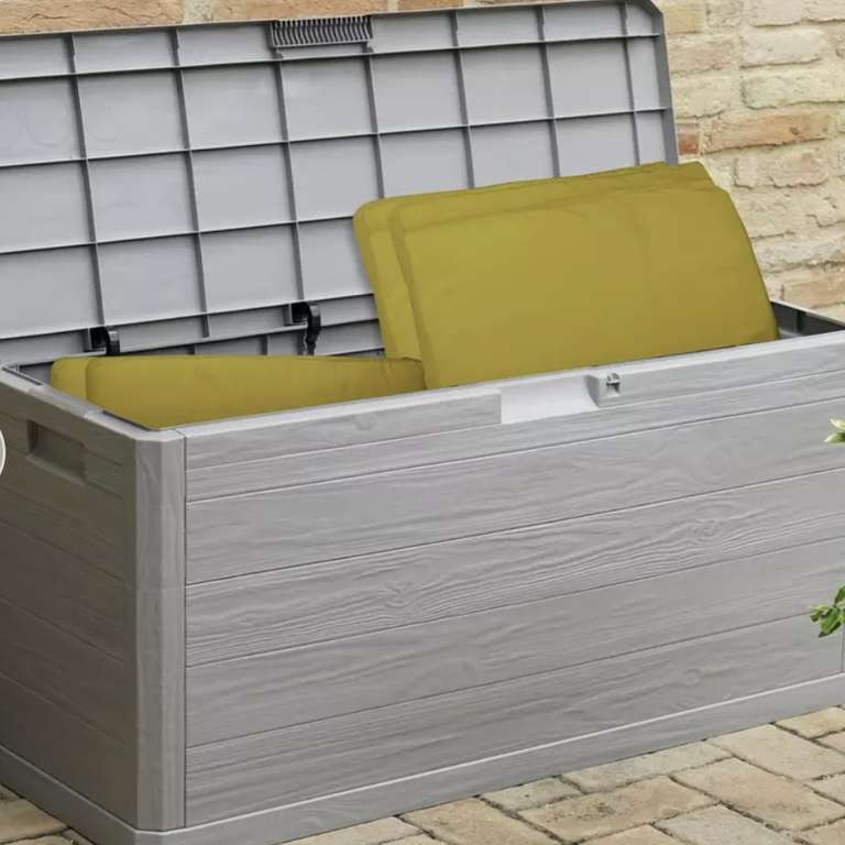 Toomax 280L Wood Effect Garden Storage Box £32 Free Click And Collect at Argos