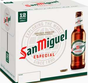 San Miguel 12 x 330ml reduced to clear instore Liverpool Docks