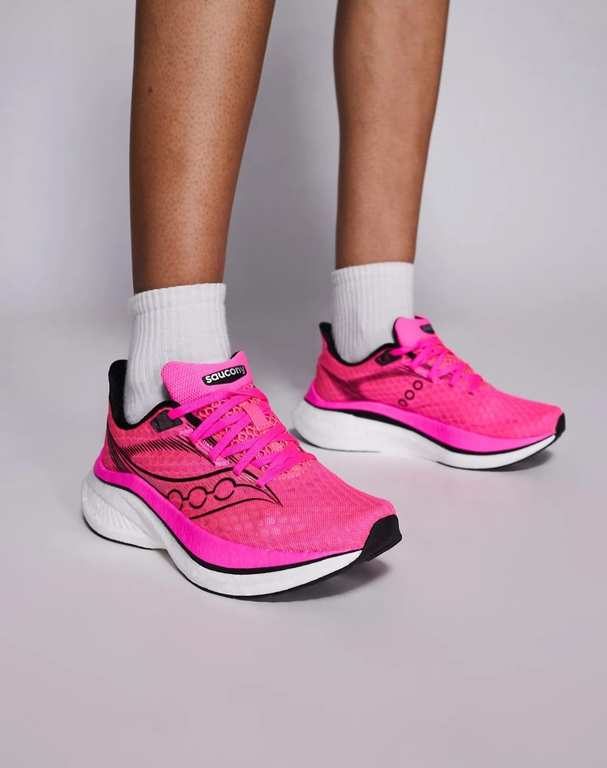 Saucony Endorphin Speed 5 Women's Running Trainers, Pink/Black Sizes 3,4,6 and 8