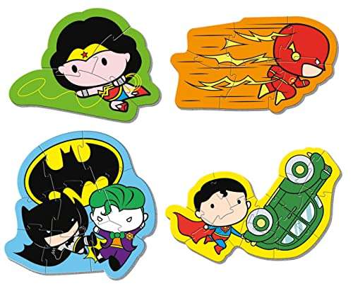 Clementoni 20830 DC Comics My First Play for Future Justice League, 4 (3,6,9 and 12 Pieces) -Jigsaw Puzzles for Kids Age 2, £3.60 @ Amazon