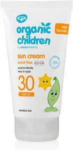 Green People Organic Children Scent Free Sun Cream SPF30 150ml