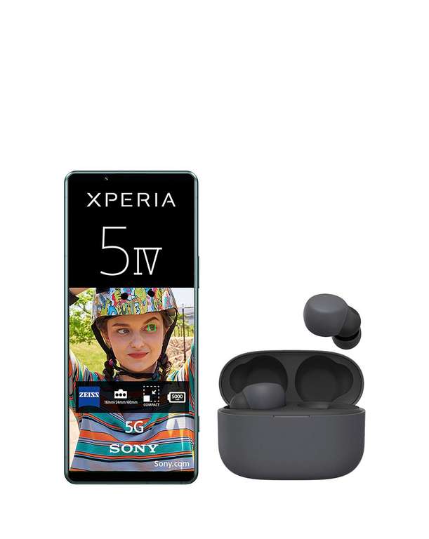 Sony Xperia 5 IV 5G, 128GB, Vodafone 200GB data + Free Sony WF-LS900 Linkbuds S - £26pm/24m + £245 Upfront = £869 (+ £40 TCB) @ Fonehouse