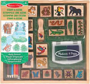 Melissa & Doug Stamp-a-Scene - Rain Forest | Arts & Crafts | Stamp Sets & Stencils - £15.01 with voucher @ Amazon