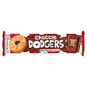 Choccie Dodgers Biscuits 140g - 65p Nectar Price @ Sainsbury's