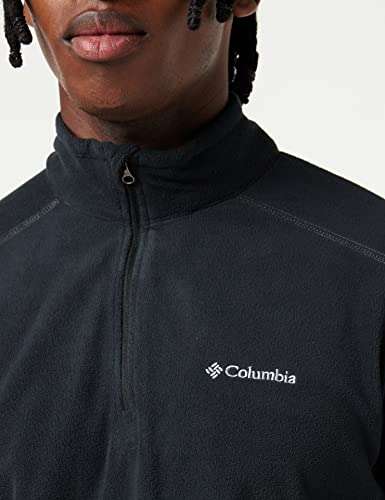 Columbia Men's Klamath Range Half-Zip Fleece Black All Sizes - £21 @ Amazon