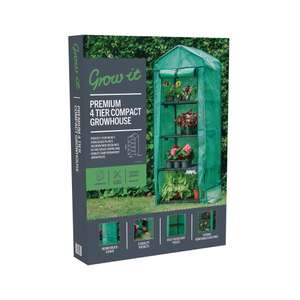 Grow It Premium 4 Tier Compact Growhouse - £10 Cirencester Tesco Extra