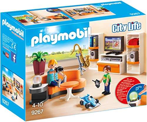 105° - Playmobil City Life Living Room with Light Effects [9267] - £10.30 Delivered @ Amazon