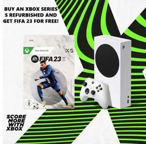 Xbox Series S Refurbished + FIFA 23 (Digital Code) - £209.99 / Console (New) + FIFA - 249.99 / Console + FIFA 23 Ultimate - £269.99 @ Amazon