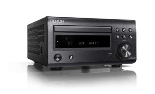 Denon DM41 DAB (Black) Mini System (Bluetooth) EXC Speakers With Code - Peter Tyson/Ebay
