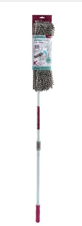 Kleeneze Anti-Bac 2 in 1 Flexi Flat Mop now £6.50 + Free Click and Collect (Selected Stores) @ Wilko