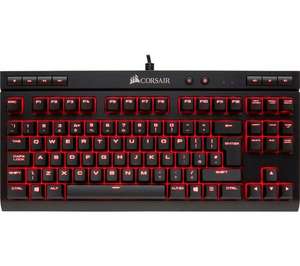 CORSAIR K63 Compact Mechanical Gaming Keyboard (Cherry MX Red switches) - £44.79 with code delivered at Currys PC World