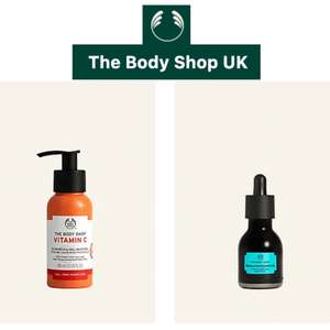 25% Off Vitamin C Glow Revealing Liquid Peel and Himalayan Charcoal Skin Clarifying Night Peel with code + Free C&Collect - @ The Body Shop