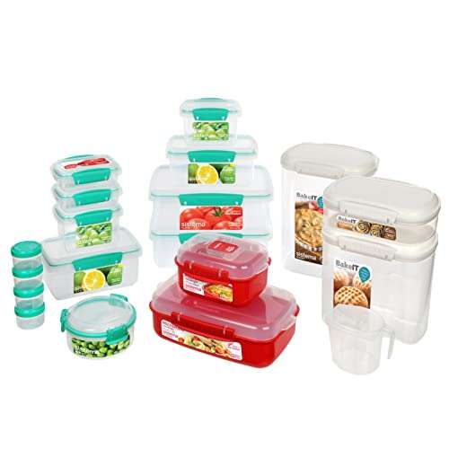 Sistema New Home Kitchen Storage & Organisation Gift Pack | 18 Containers £22.49 @ Amazon