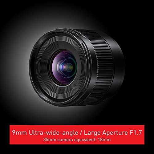 Panasonic H-X09E Lumix LEICA DG SUMMILUX 9mm F1.7 Lens £379.99 @ Amazon