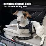 Zellar Dog Seat Belt,Adjustable Elastic Bungee,Strong Durable Dog Car Harness Restraint With 360 Degree Swivel - £2.99 @ Amazon / TECKNET