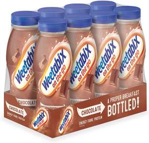 Weetabix On The Go Chocolate Breakfast Drink, 250 ml, Pack of 8 - £6.67 @ Amazon