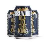 12 x Brewdog Ale To The King Pale Ale 330ml Beer Cans Best Before 15/03/2024 - Minimum order value £25
