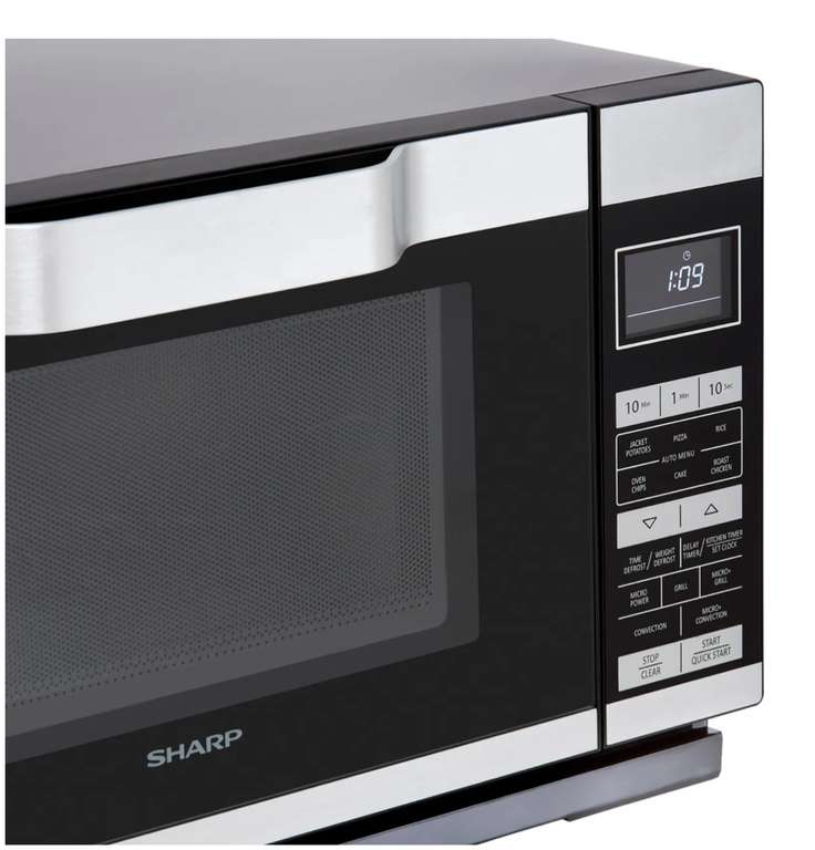 Sharp I series R861KM 25 Litre Combination Microwave Oven - Silver / Black - £129 Delivered (UK Mainland) @ AO