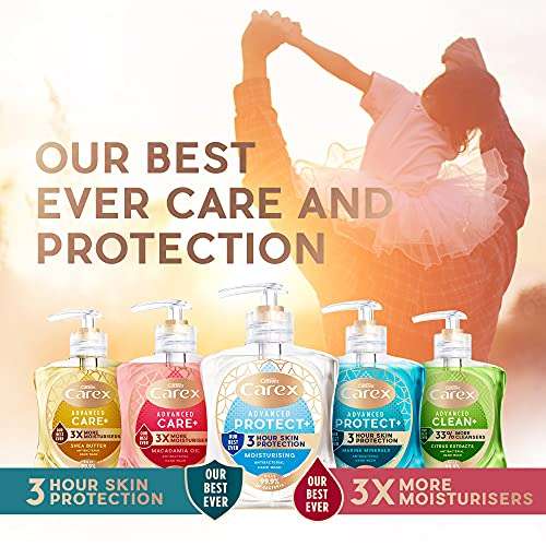 Carex Advanced Protect Marine Minerals Antibacterial Hand Wash Pack of 6 - £5.40 @ Amazon