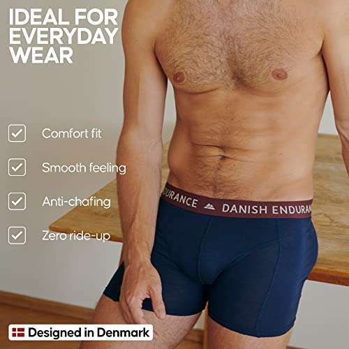 Danish Endurance 6 Pack Men's Cotton Boxer Shorts, Classic Fit Underwear, Trunks £33.95 Dispatched By Amazon, Sold By Danish Endurance